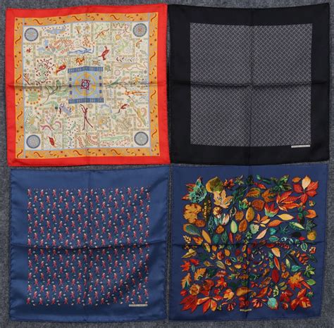 hermes men's handkerchief